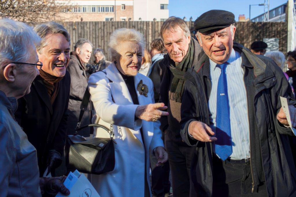 Dame Stephanie Shirley and Peter Byford