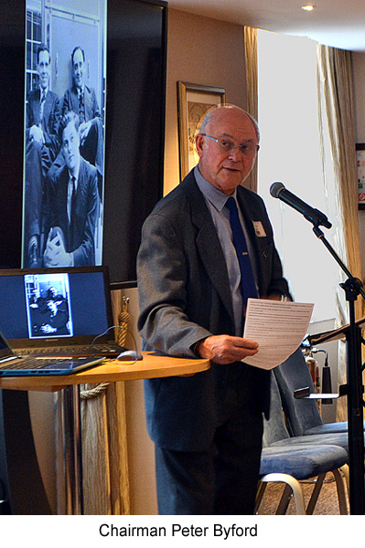 Chairman Peter Byford speaking